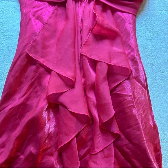 Pink Satin Betsy and Adam Dress - Picture 5 of 6